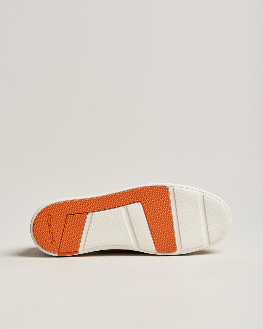 Herren | Santoni Plain Sneaker Dark Brown Suede | Santoni | Plain Sneaker Dark Brown Suede