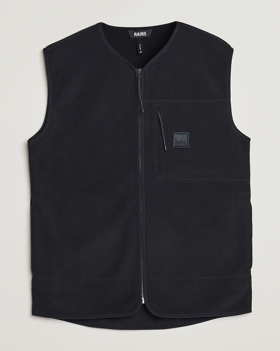 Herren | Pullover | RAINS | Fleece Vest Black