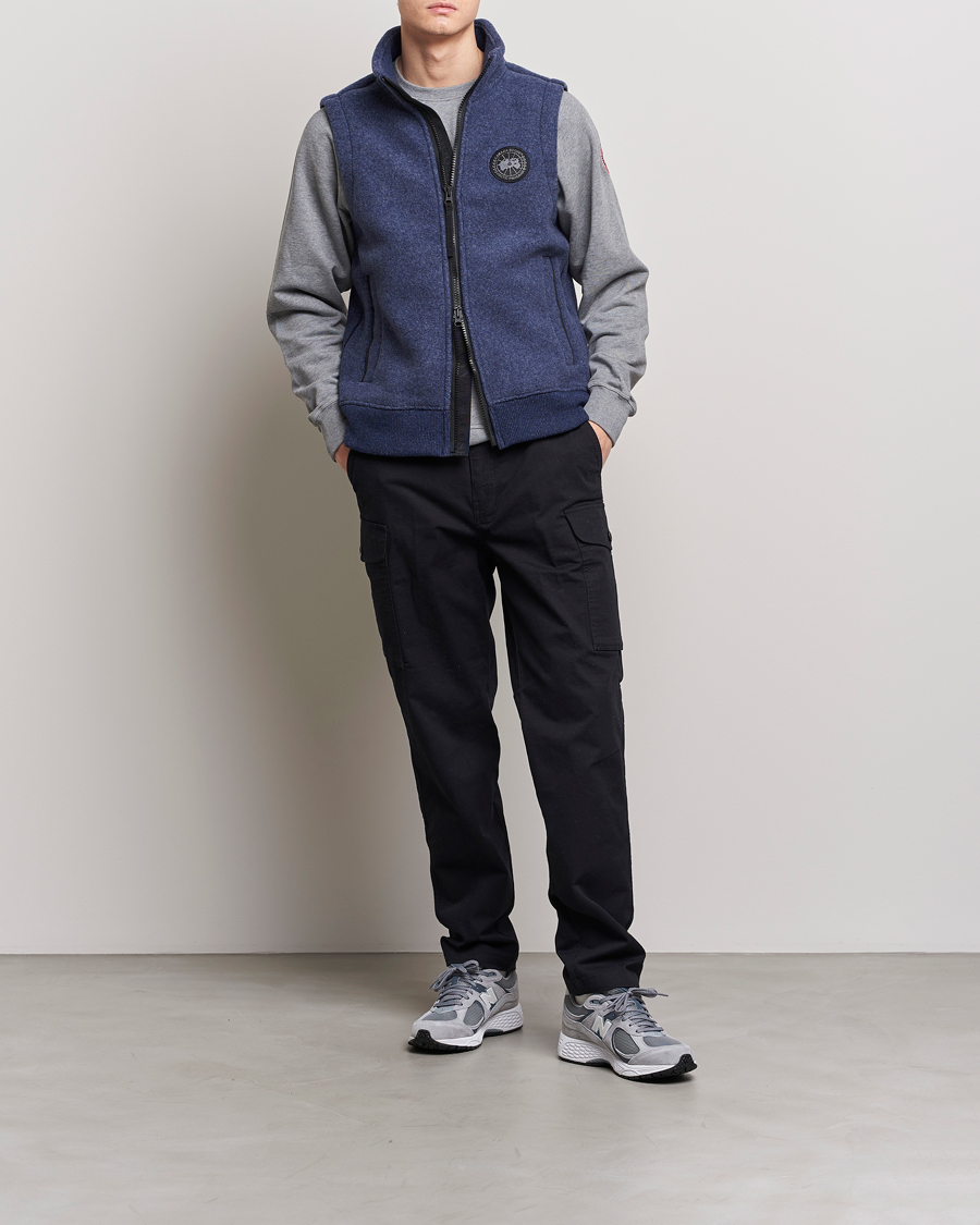 Herren | Westen | Canada Goose | Mersey Fleece Vest Atlantic Navy