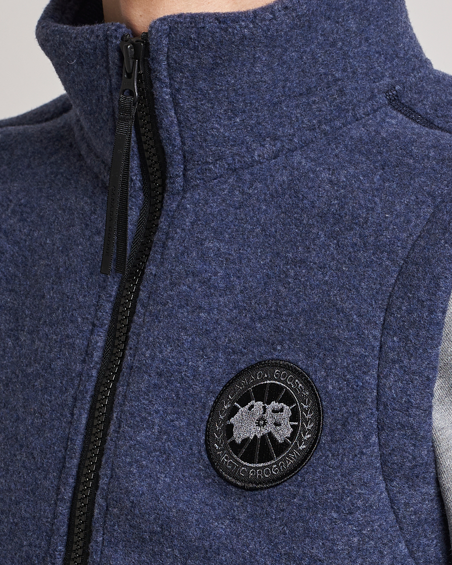 Herren | Westen | Canada Goose | Mersey Fleece Vest Atlantic Navy
