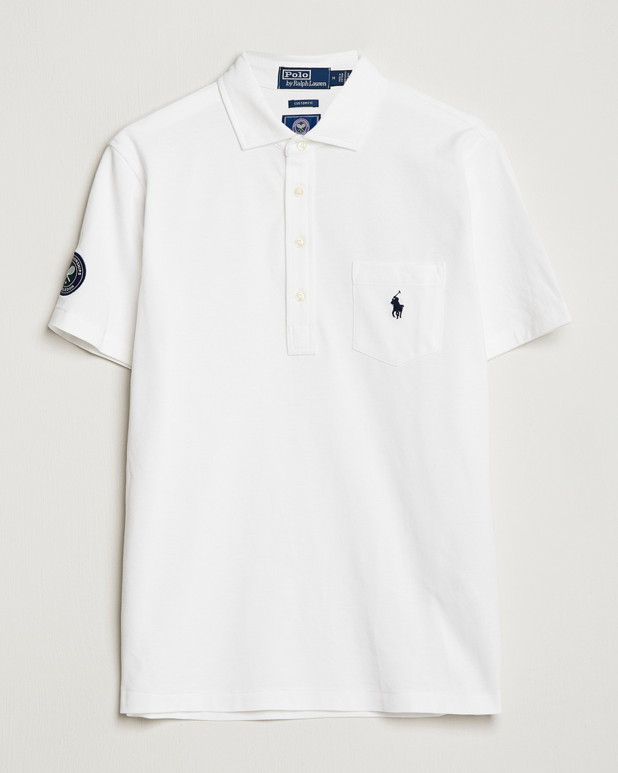 Herren | Poloshirts | Polo Ralph Lauren | Wimbledon Pocket Polo White