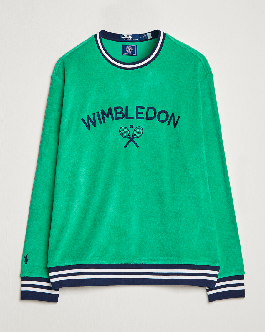 Herren | Pullover | Polo Ralph Lauren | Wimbledon Terry Sweatshirt Stem Green