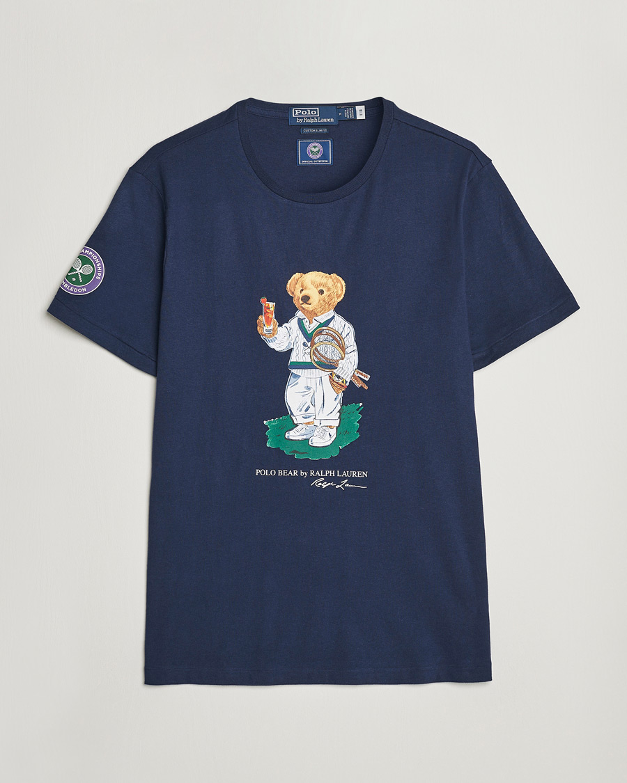 Herren | T-Shirts | Polo Ralph Lauren | Printed Wimbledon Bear Crew Neck T-Shirt Na