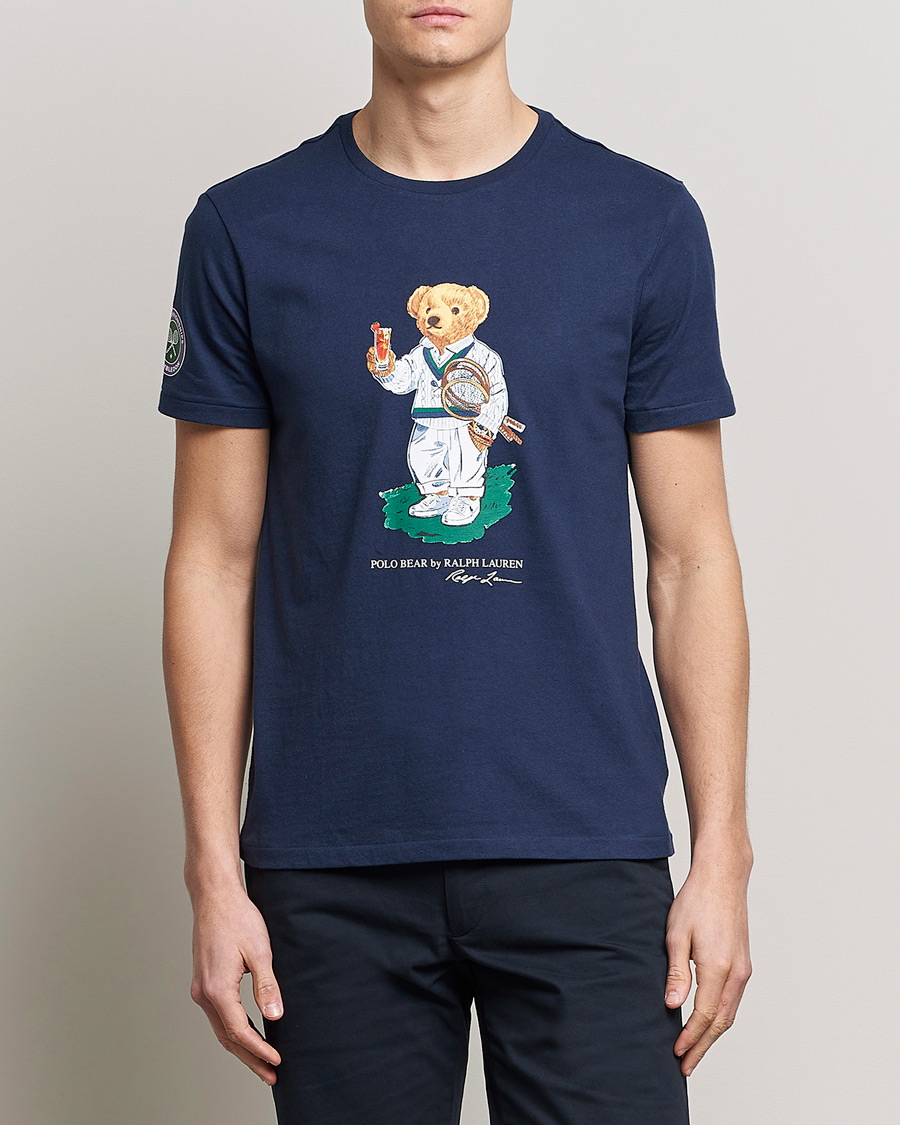 Herren | T-Shirts | Polo Ralph Lauren | Printed Wimbledon Bear Crew Neck T-Shirt Na
