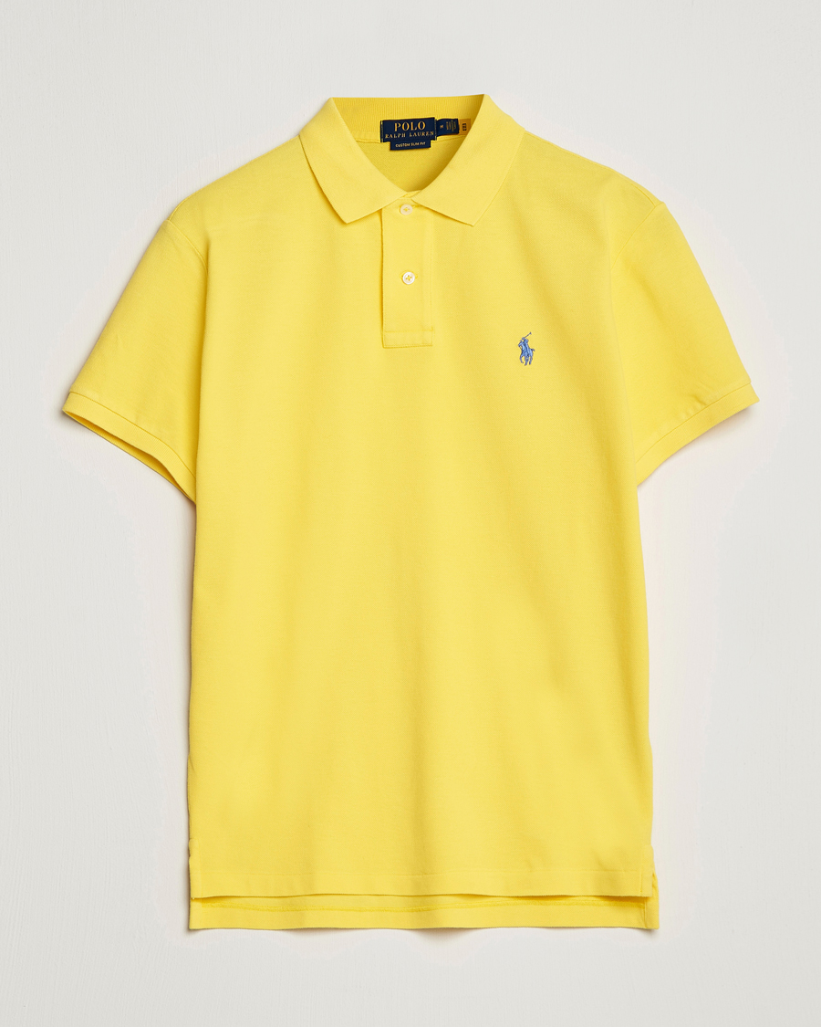 Go Lemon Ralph Polo Ralph Lauren Custom Slim Fit Polo Lemon Crush bei Care of Carl