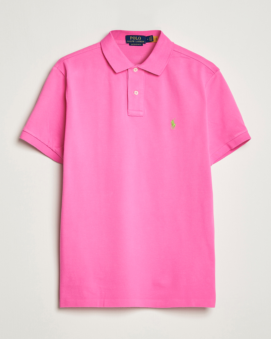 Herren | Poloshirts | Polo Ralph Lauren | Custom Slim Fit Polo Dalia Pink