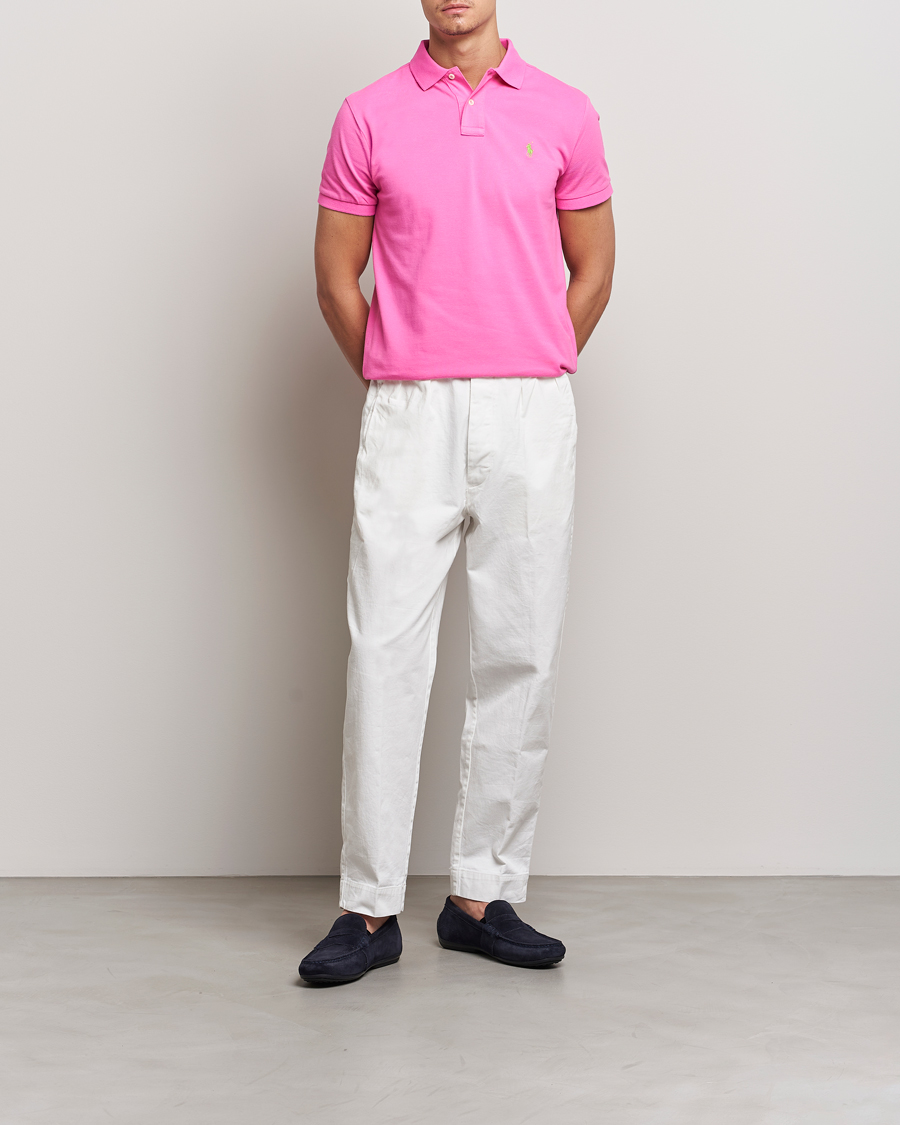 Herren | Poloshirts | Polo Ralph Lauren | Custom Slim Fit Polo Dalia Pink