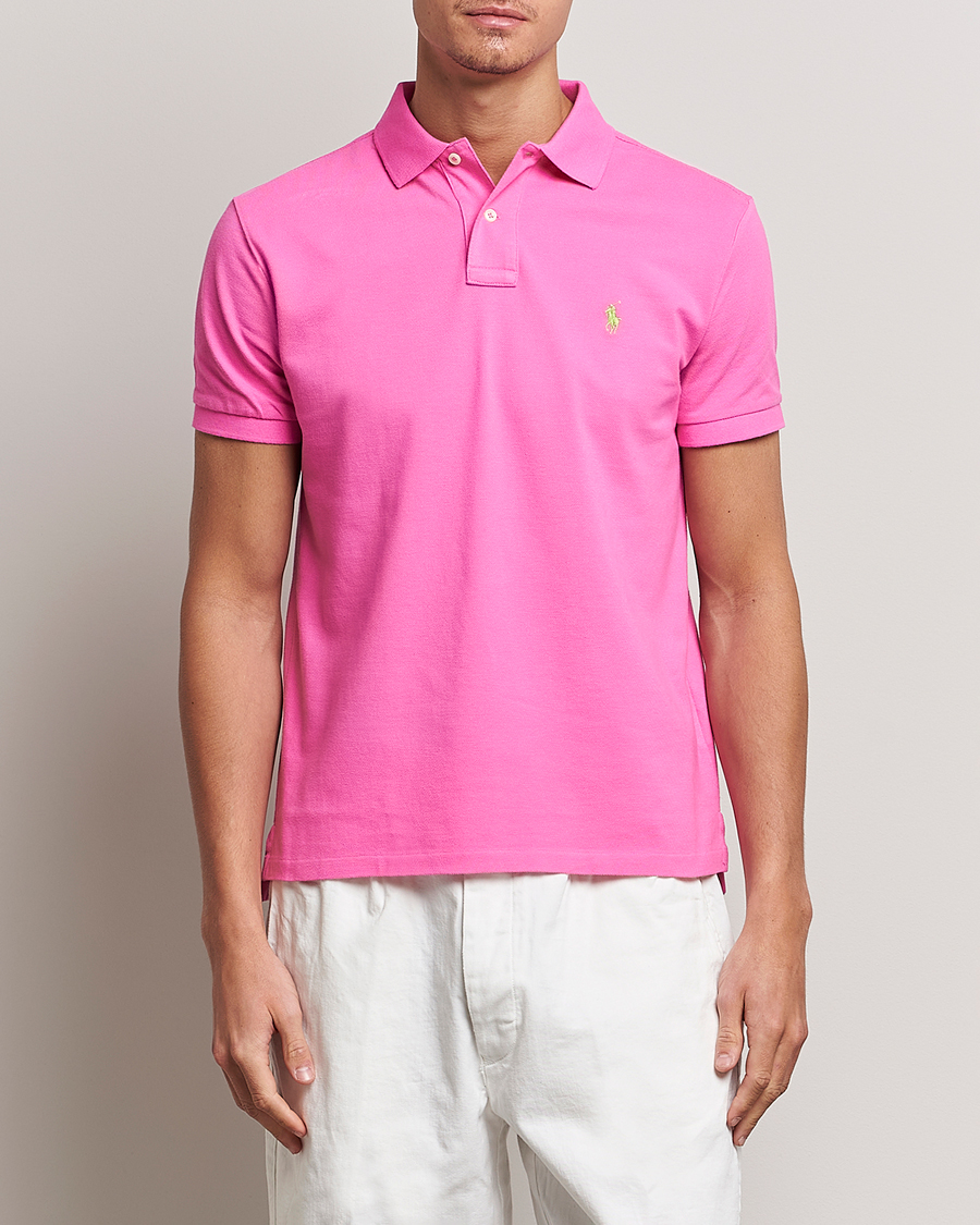 Herren | Poloshirts | Polo Ralph Lauren | Custom Slim Fit Polo Dalia Pink