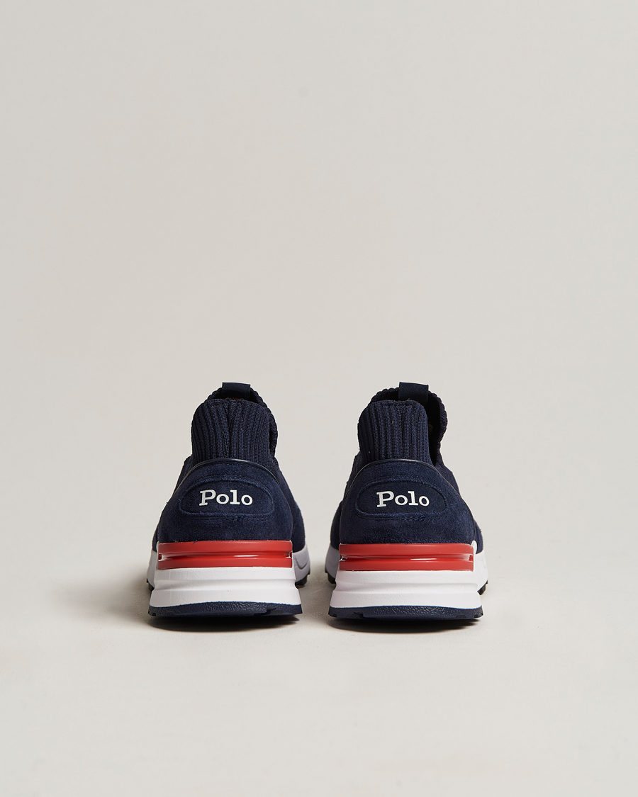 Herren | Polo Ralph Lauren Trackstr 200 Running Sneaker Hunter Navy | Polo Ralph Lauren | Trackstr 200 Running Sneaker Hunter Navy