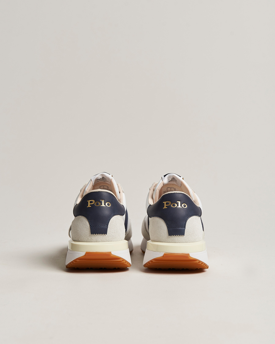 Herren | Polo Ralph Lauren Train 89 Running Sneaker White/Hunter Navy | Polo Ralph Lauren | Train 89 Running Sneaker White/Hunter Navy