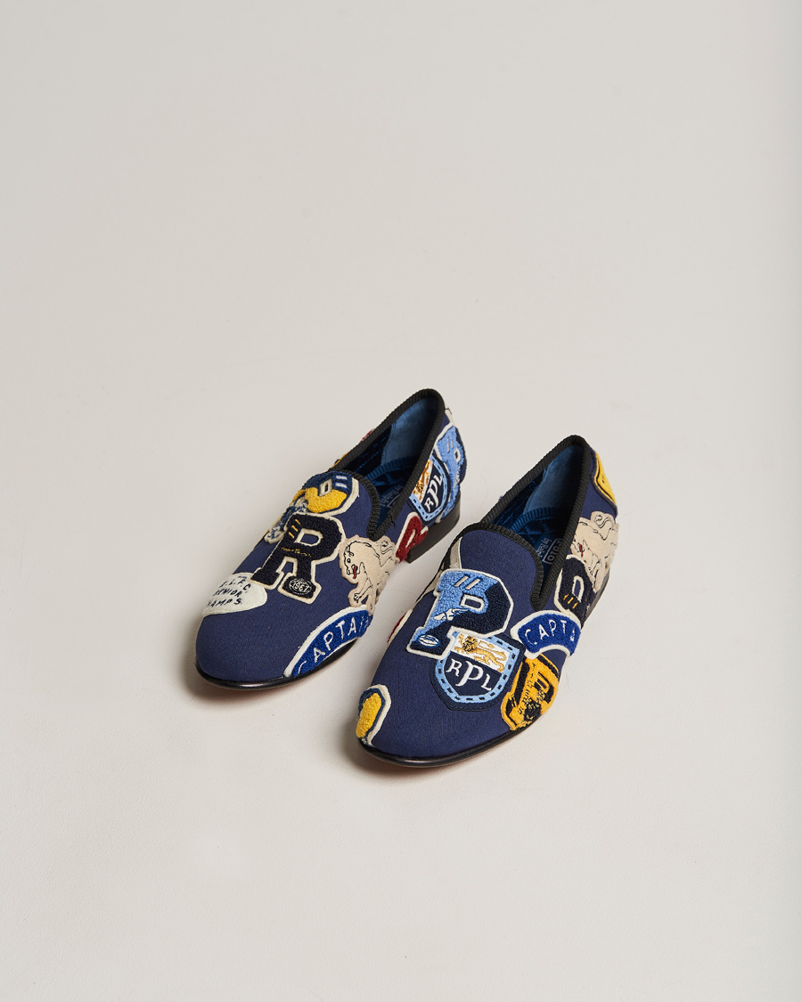 Herren | Polo Ralph Lauren Paxton Slipper Navy | Polo Ralph Lauren | Paxton Slipper Navy