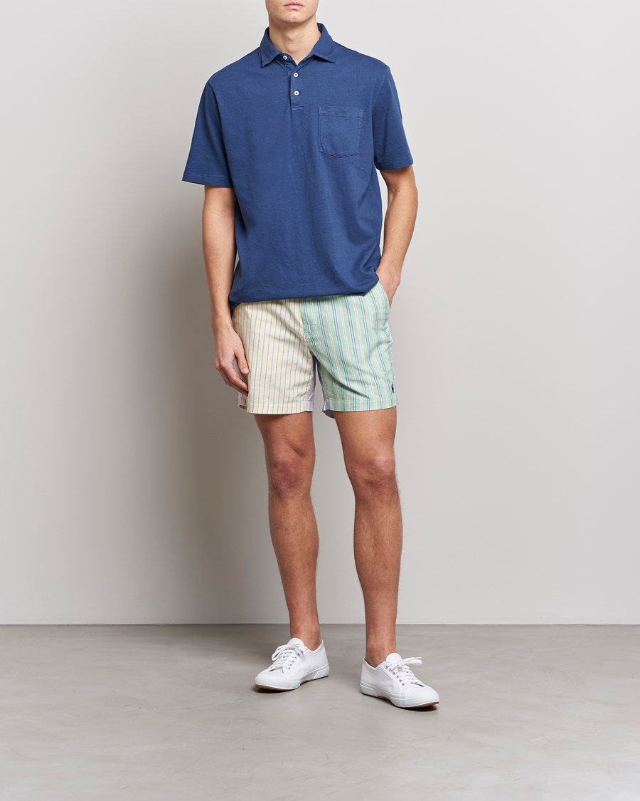 Herren | Poloshirts | Polo Ralph Lauren | Cotton/Linen Polo Light Navy