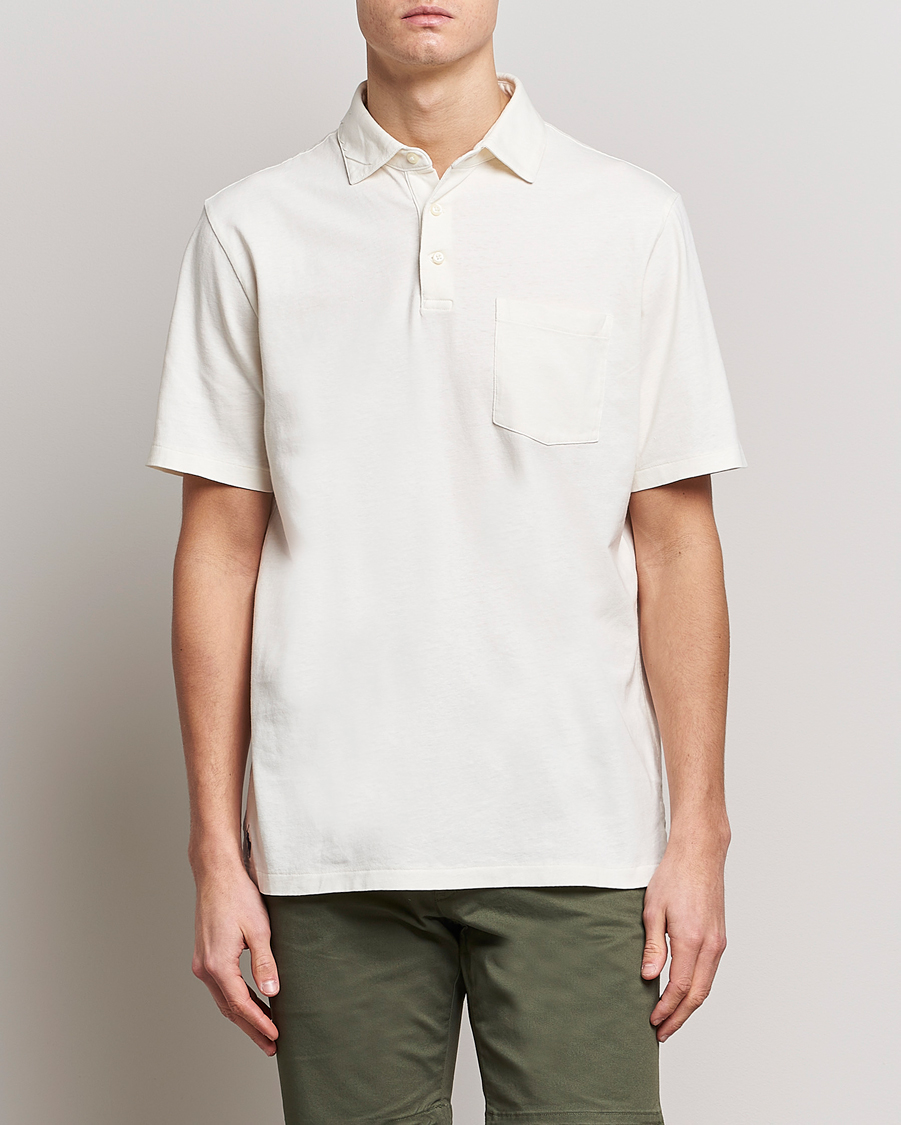 Herren | Poloshirts | Polo Ralph Lauren | Cotton/Linen Polo Antique Cream