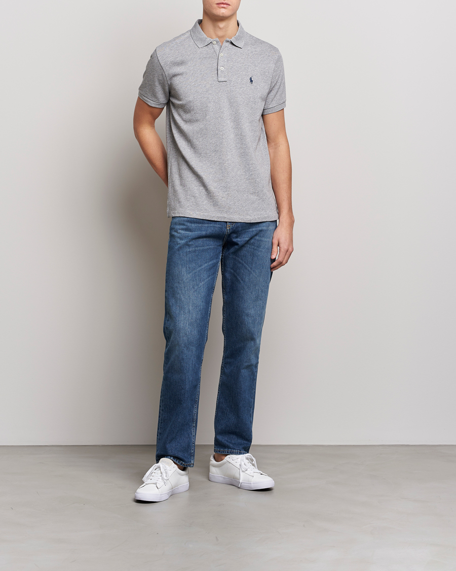 Herren | Poloshirts | Polo Ralph Lauren | Custom Fit Spa Terry Polo Andover Heather