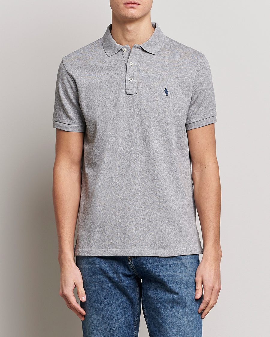 Herren | Poloshirts | Polo Ralph Lauren | Custom Fit Spa Terry Polo Andover Heather