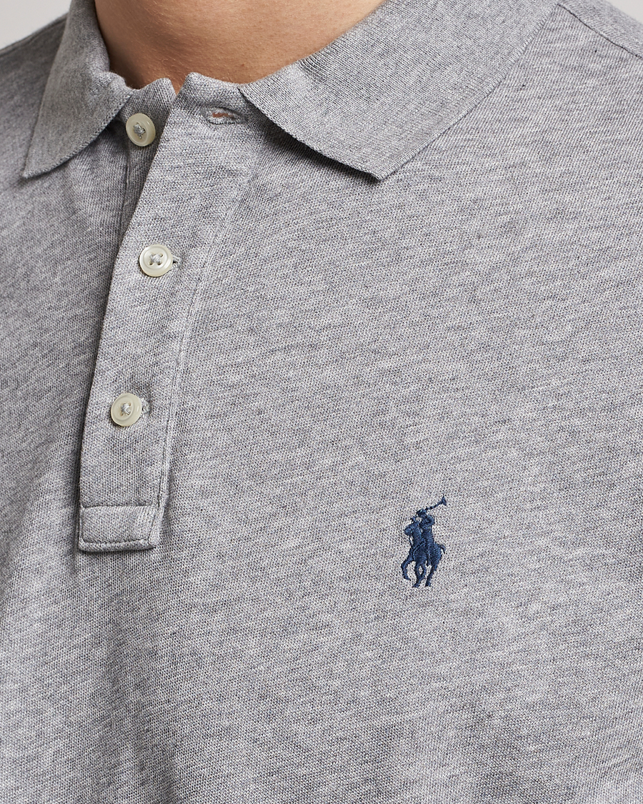 Herren | Poloshirts | Polo Ralph Lauren | Custom Fit Spa Terry Polo Andover Heather