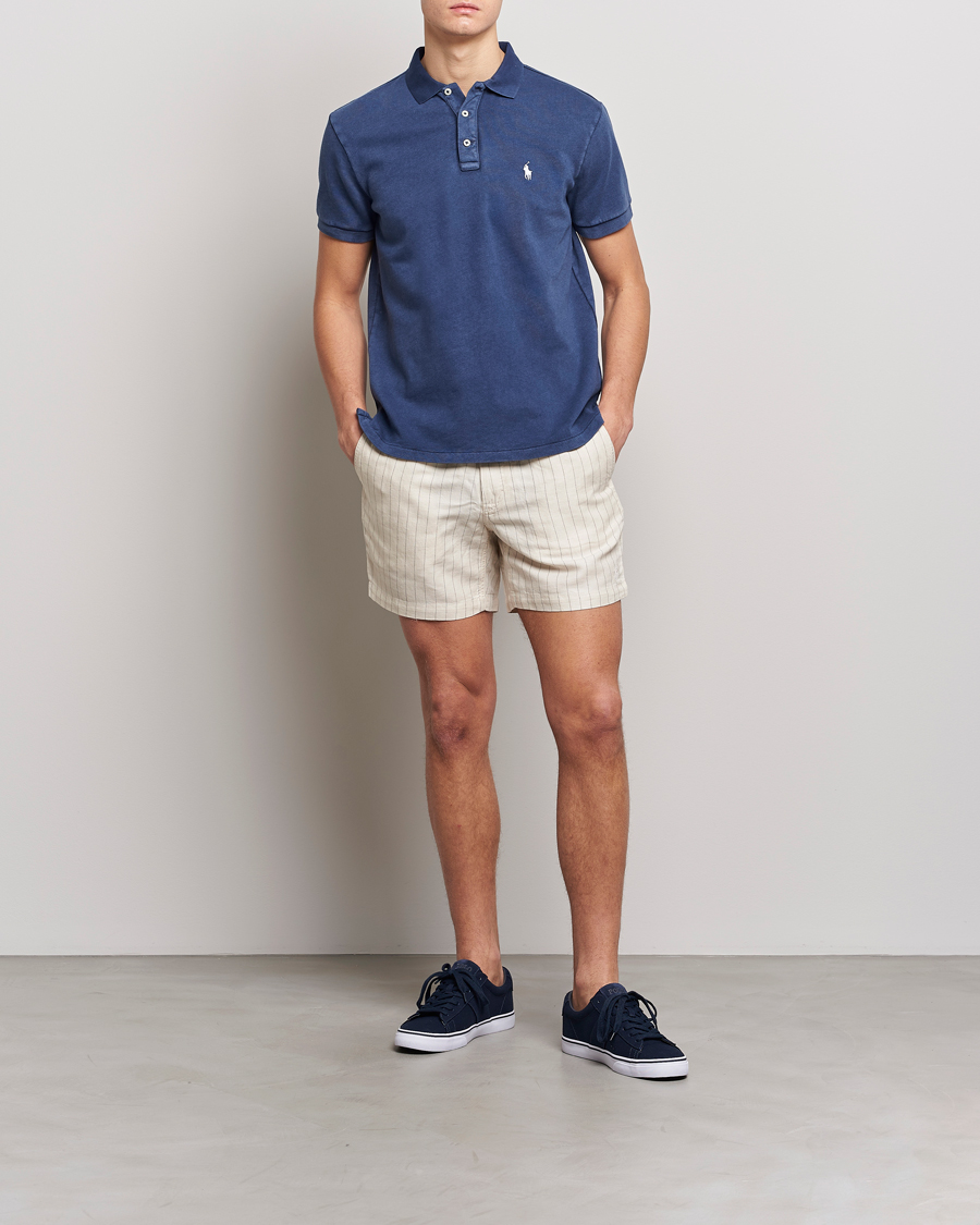 Herren | Poloshirts | Polo Ralph Lauren | Custom Fit Spa Terry Polo Newport Navy
