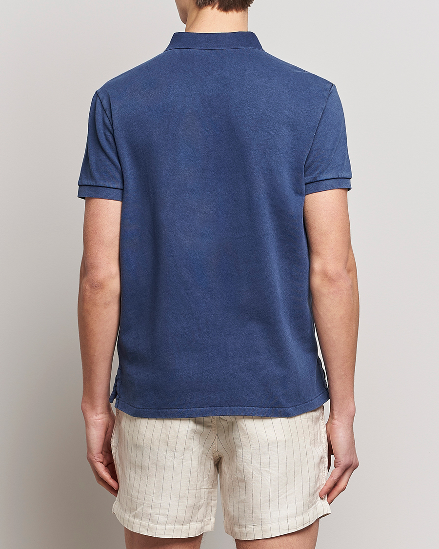 Herren | Poloshirts | Polo Ralph Lauren | Custom Fit Spa Terry Polo Newport Navy