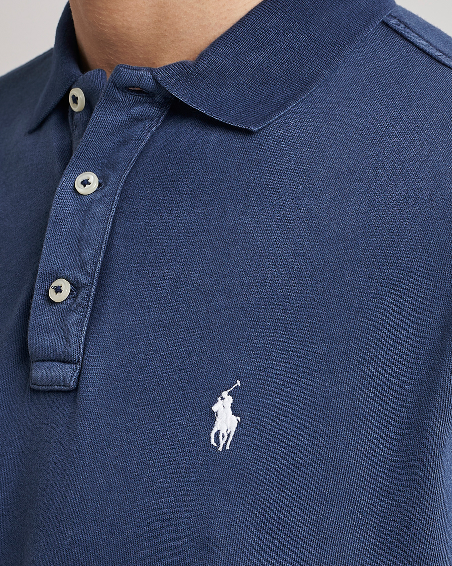Herren | Poloshirts | Polo Ralph Lauren | Custom Fit Spa Terry Polo Newport Navy