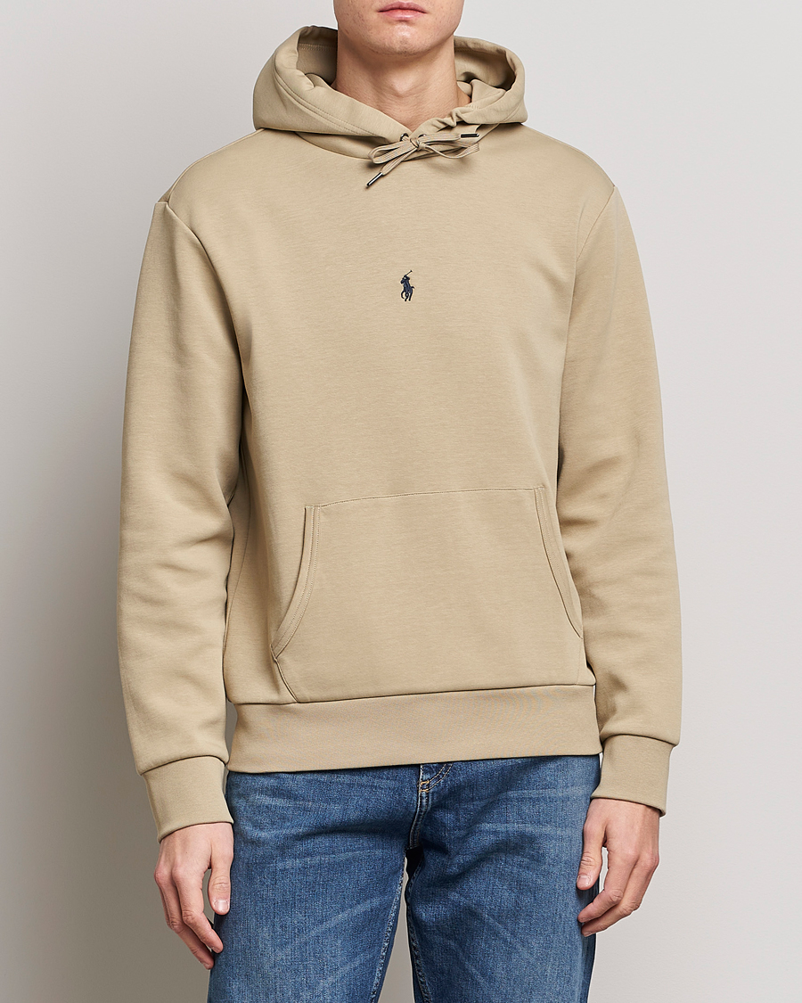 Herren | Pullover | Polo Ralph Lauren | Double Knit Center Logo Hoodie Classic Khaki