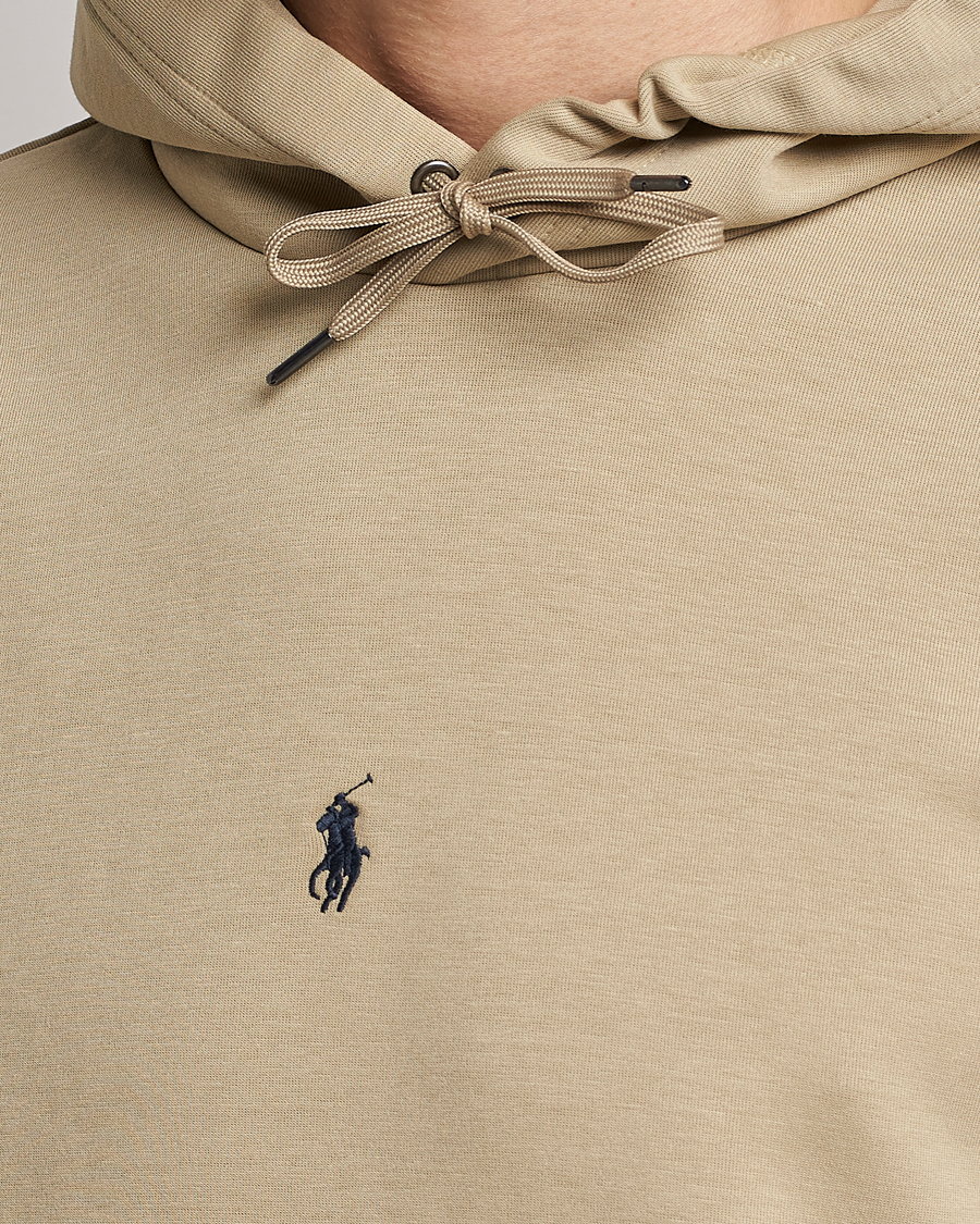 Herren | Pullover | Polo Ralph Lauren | Double Knit Center Logo Hoodie Classic Khaki