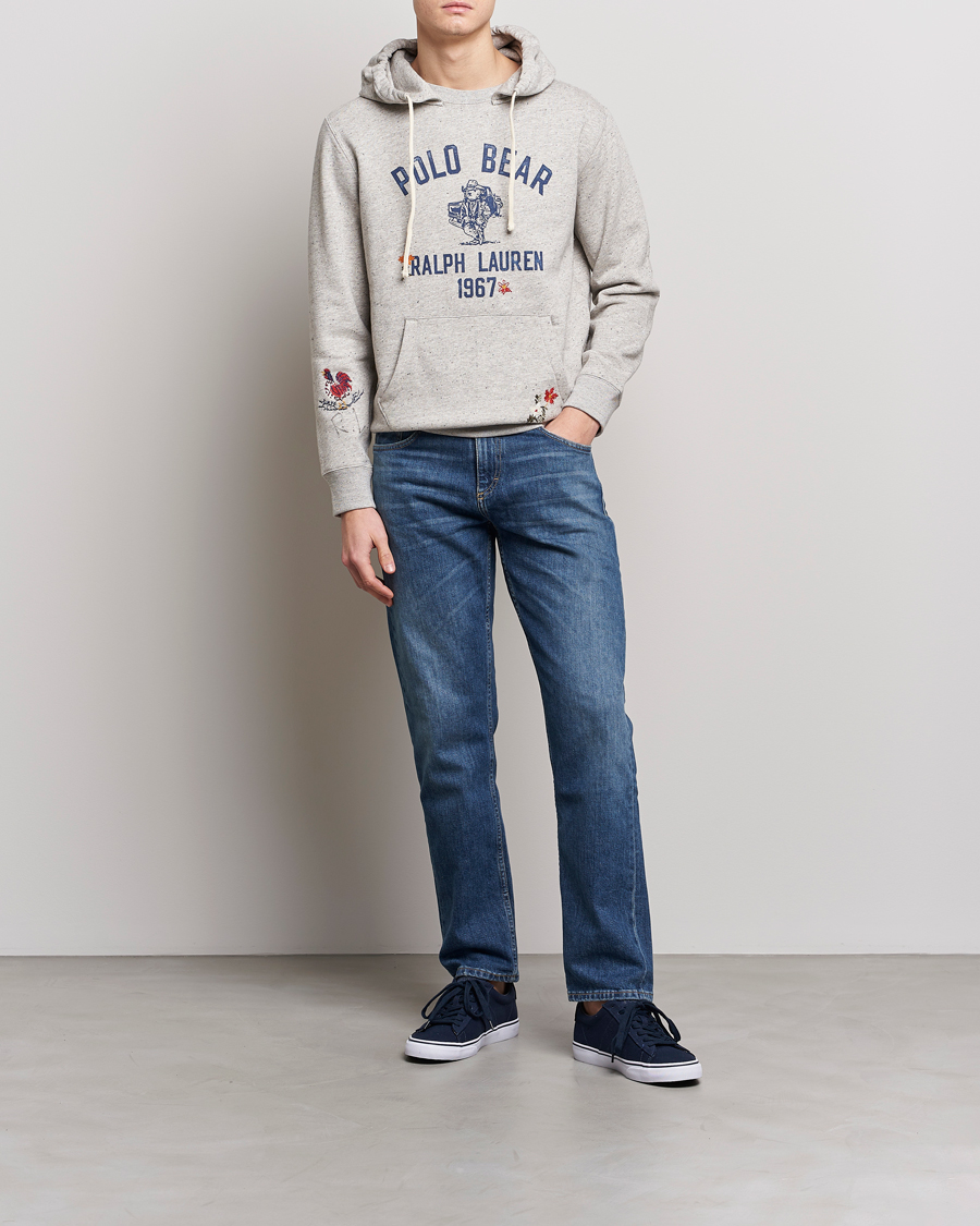 Herren | Pullover | Polo Ralph Lauren | Vintage Fleece Polo Bear Hoodie Brooklyn Heather