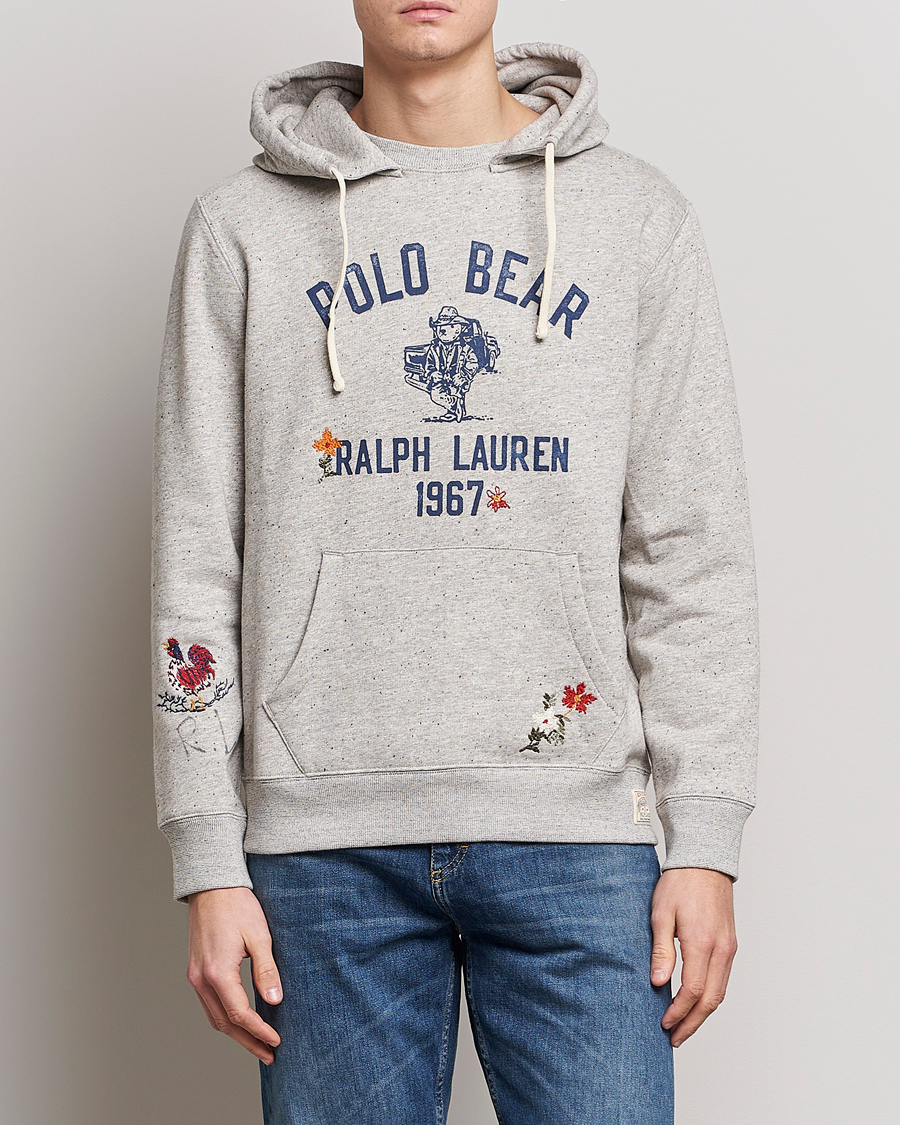 Herren | Pullover | Polo Ralph Lauren | Vintage Fleece Polo Bear Hoodie Brooklyn Heather