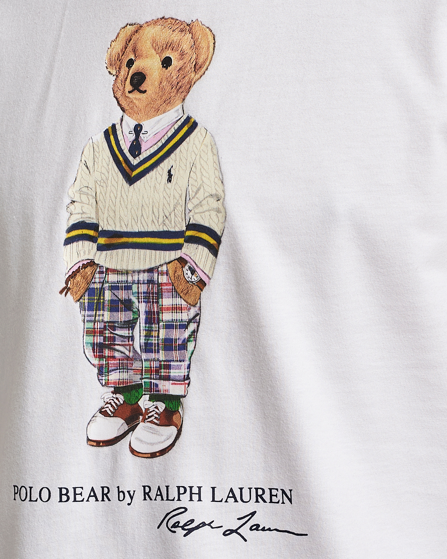 Herren | T-Shirts | Polo Ralph Lauren | Printed Heritage Bear Crew Neck T-Shirt White