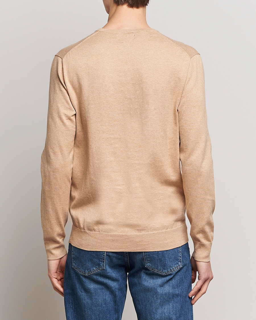 Herren | Pullover | Polo Ralph Lauren | Cotton Crew Neck Sweater Camel Melange