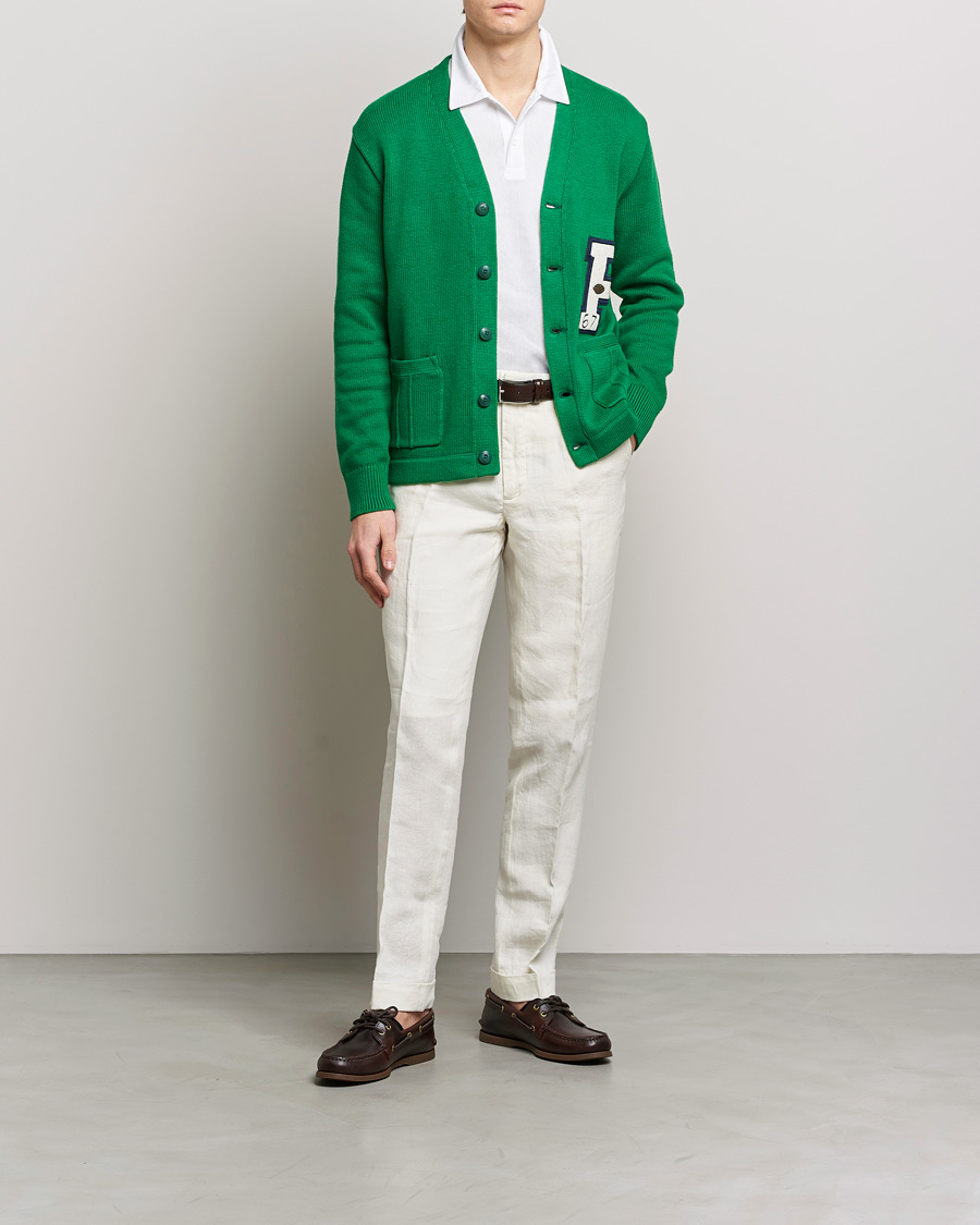 Herren | Pullover | Polo Ralph Lauren | Cotton Knitted Varsity Cardigan New Forest