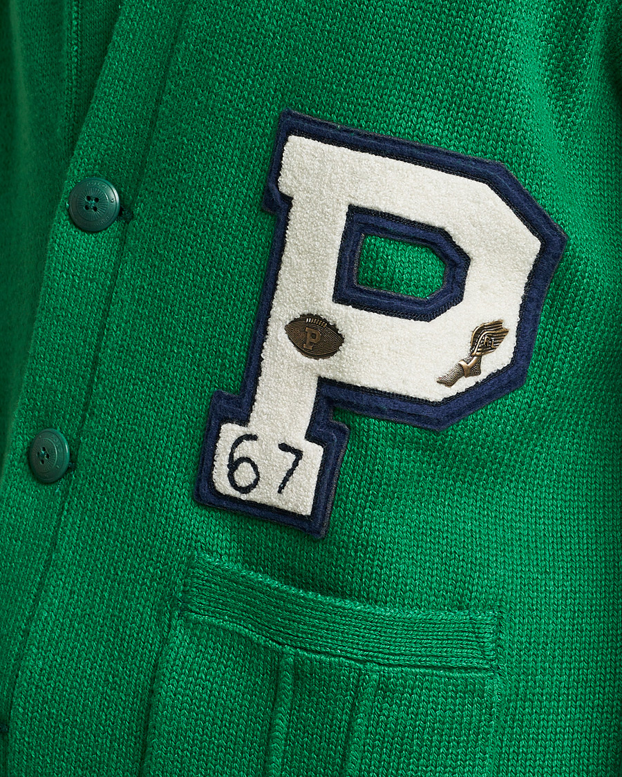 Herren | Pullover | Polo Ralph Lauren | Cotton Knitted Varsity Cardigan New Forest
