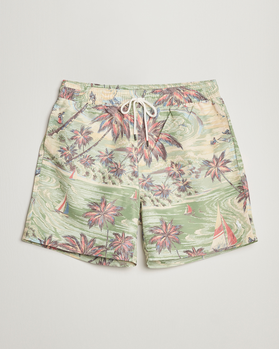 Herren | Badehosen | Polo Ralph Lauren | Hawaiian Bazar Swimshorts Beach Green