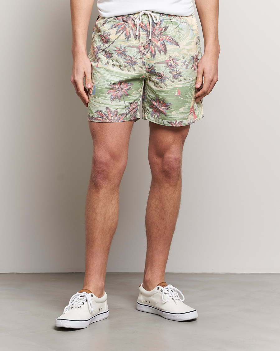 Herren | Badehosen | Polo Ralph Lauren | Hawaiian Bazar Swimshorts Beach Green