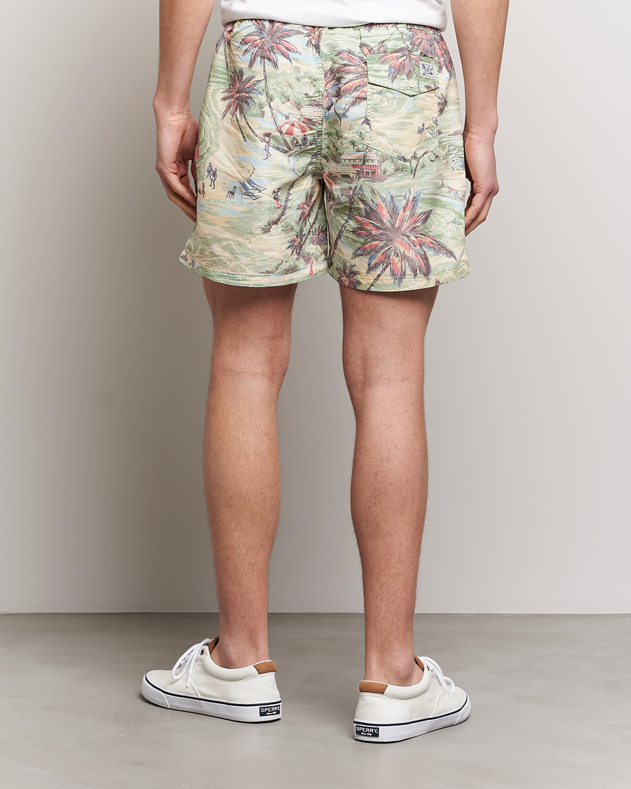 Herren | Badehosen | Polo Ralph Lauren | Hawaiian Bazar Swimshorts Beach Green