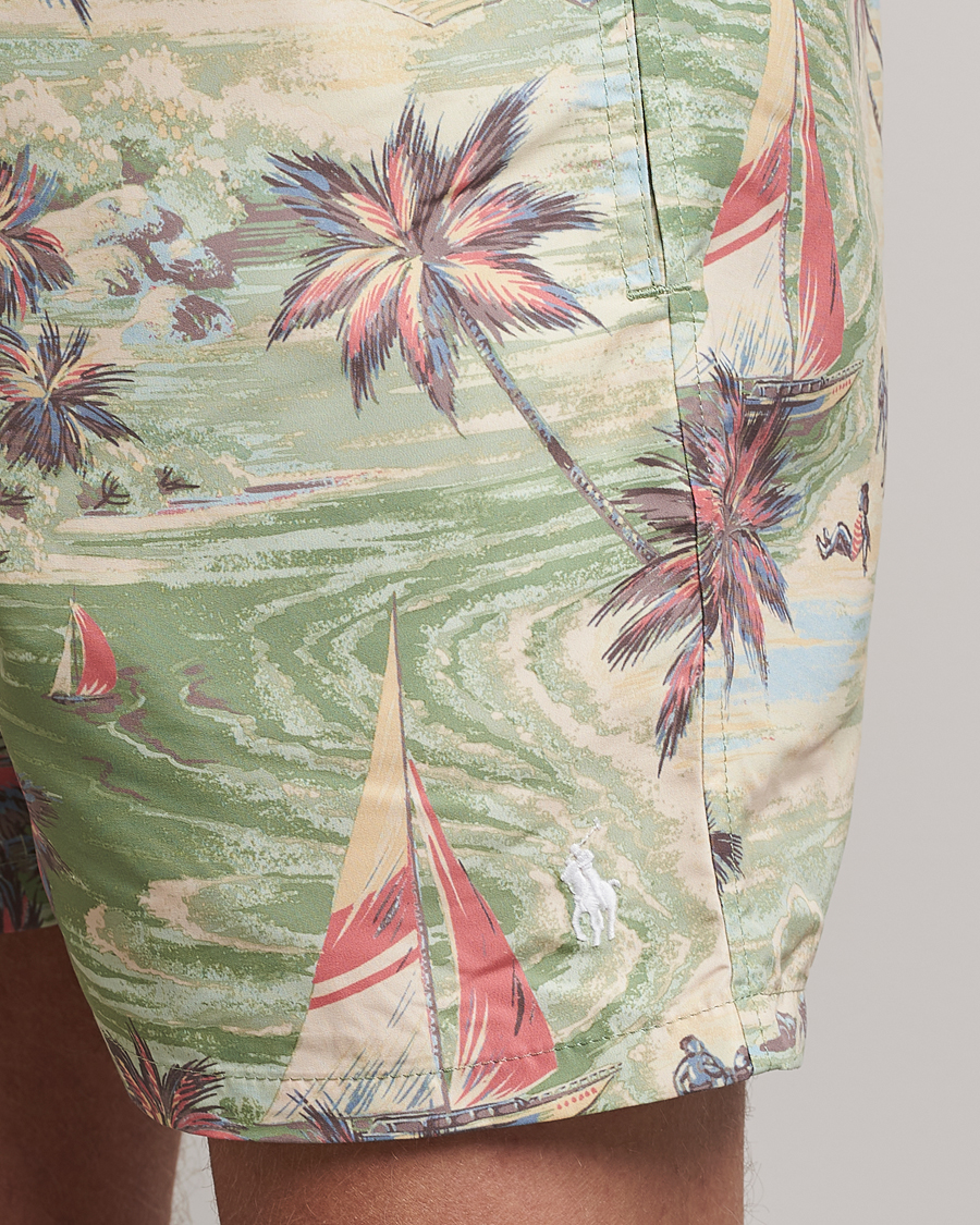 Herren | Badehosen | Polo Ralph Lauren | Hawaiian Bazar Swimshorts Beach Green