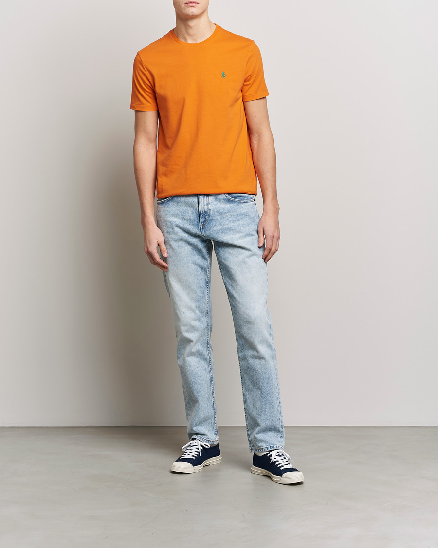 Herren | T-Shirts | Polo Ralph Lauren | Crew Neck T-Shirt Optic Orange