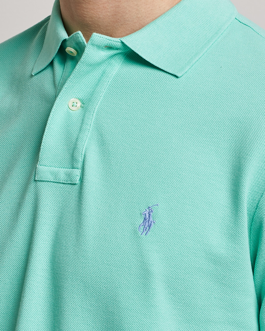 Herren | Poloshirts | Polo Ralph Lauren | Custom Slim Fit Polo Aqua Verde