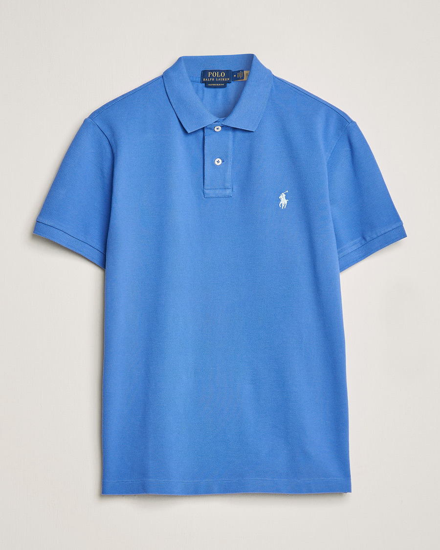 Herren | Poloshirts | Polo Ralph Lauren | Custom Slim Fit Polo Maidstone Blue