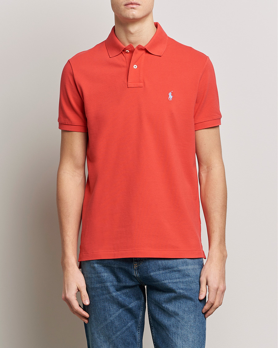 Herren | Kurzarm-Poloshirts | Polo Ralph Lauren | Custom Slim Fit Polo Red Reef