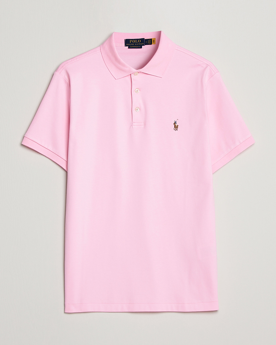 Herren | Poloshirts | Polo Ralph Lauren | Luxury Pima Cotton Polo Carmel Pink
