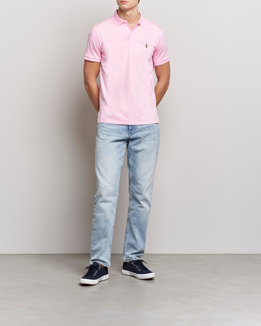 Herren | Poloshirts | Polo Ralph Lauren | Luxury Pima Cotton Polo Carmel Pink