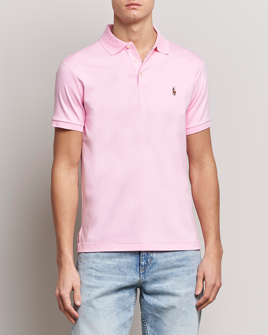 Herren | Poloshirts | Polo Ralph Lauren | Luxury Pima Cotton Polo Carmel Pink
