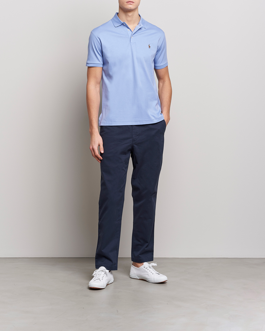 Herren | Poloshirts | Polo Ralph Lauren | Luxury Pima Cotton Polo Lafayette Blue