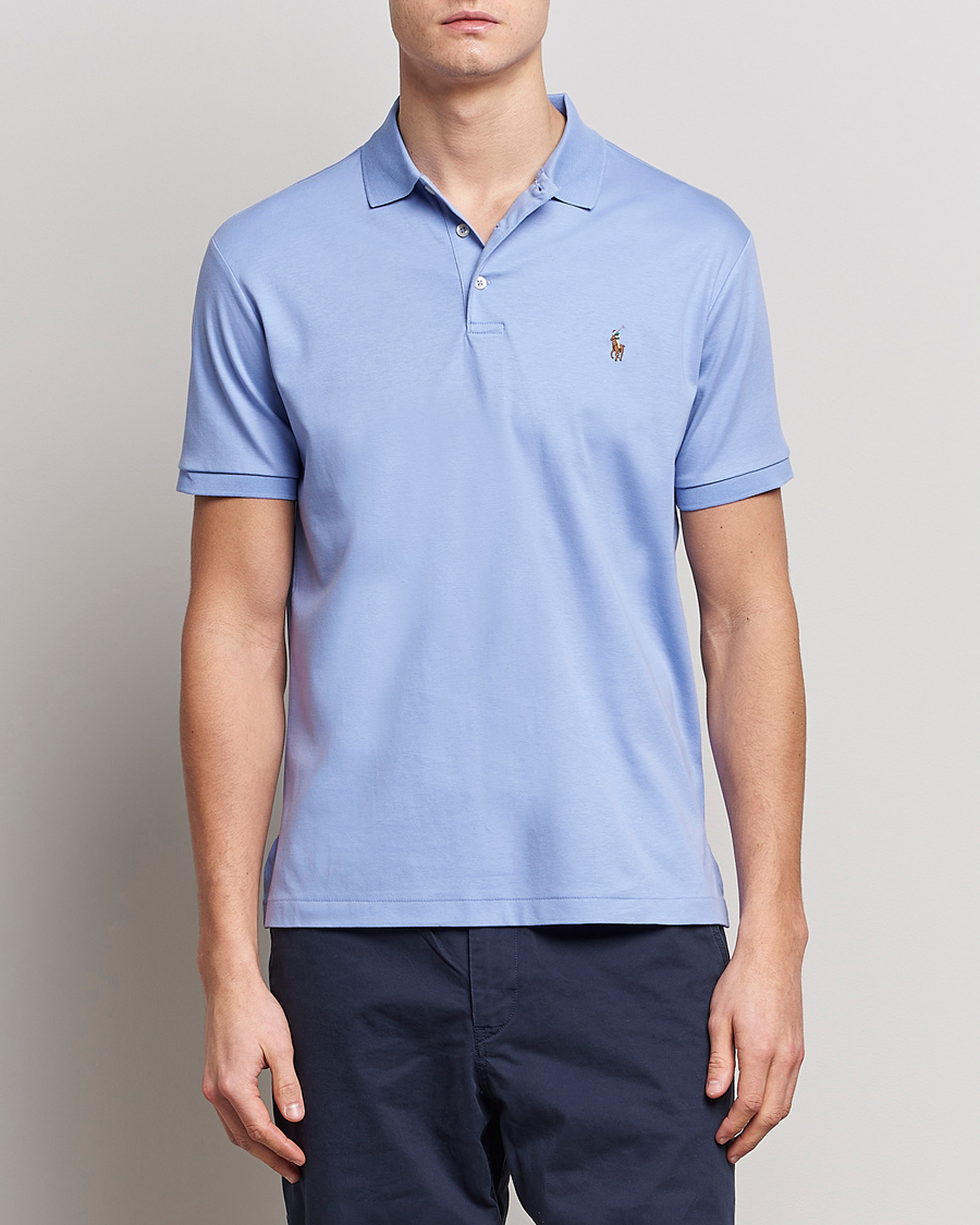 Herren | Poloshirts | Polo Ralph Lauren | Luxury Pima Cotton Polo Lafayette Blue