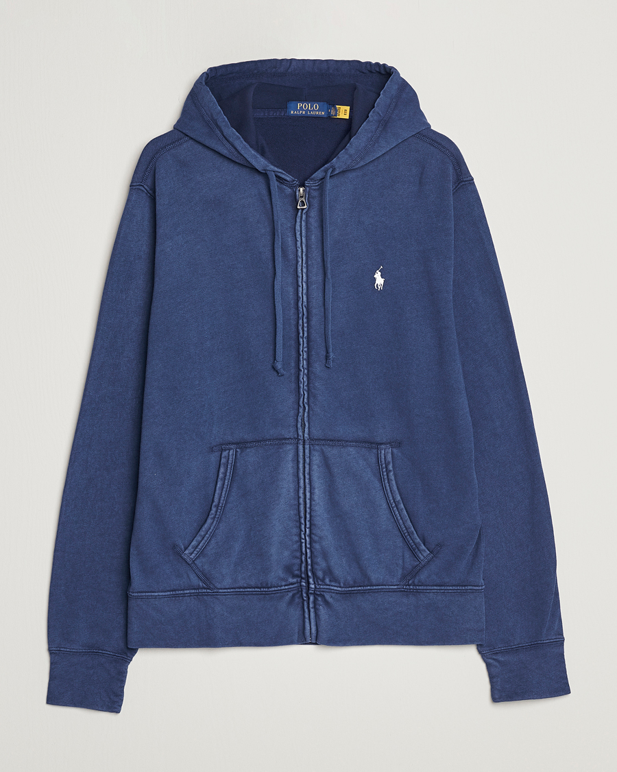 Herren | Pullover | Polo Ralph Lauren | Spa Terry Full Zip Hoodie Newport Navy