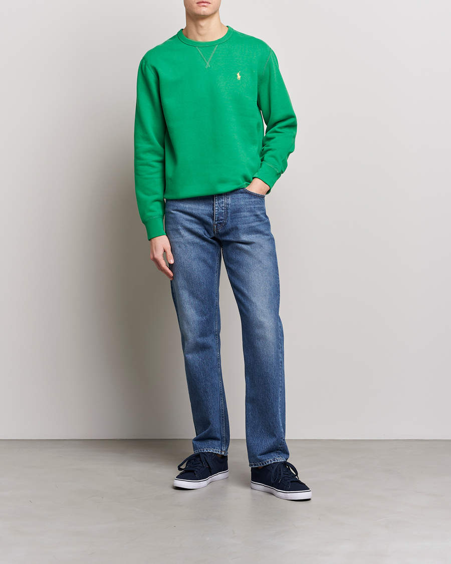 Herren | Pullover | Polo Ralph Lauren | Crew Neck Sweatshirt Optic Green