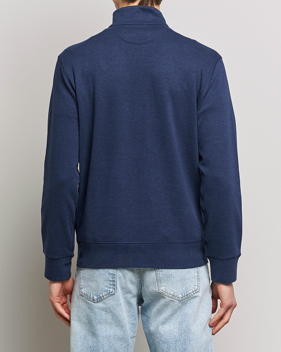 Herren | Pullover | Polo Ralph Lauren | Double Knit Half-Zip Sweater Spring Navy Heather