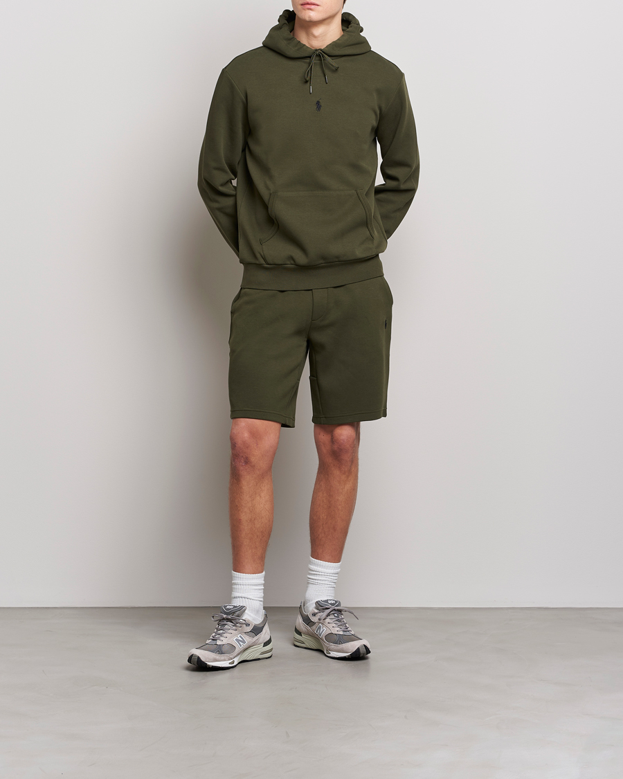 Herren | Pullover | Polo Ralph Lauren | Double Knit Center Logo Hoodie Company Olive