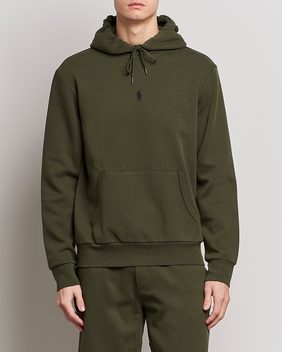 Herren | Pullover | Polo Ralph Lauren | Double Knit Center Logo Hoodie Company Olive