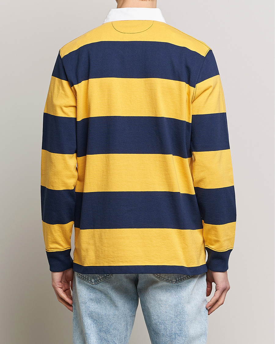 Herren | Pullover | Polo Ralph Lauren | Jersey Striped Rugger Yellow/Navy